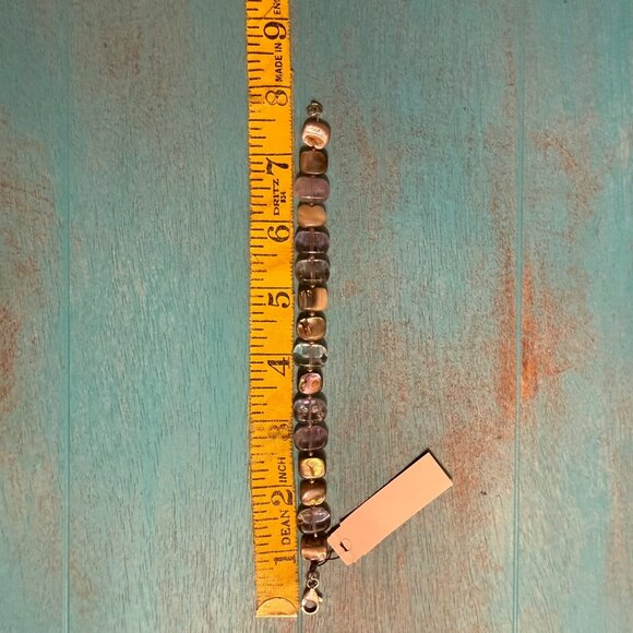 NEW Peyote Bird Free Spirit Gemstone Mix Beads Bracelet Earth Tones Iridescent - Picture 5 of 5